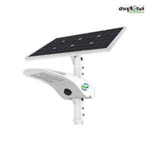 Luminaria Solar LED 30W 3100 Lm con Panel Ajustable