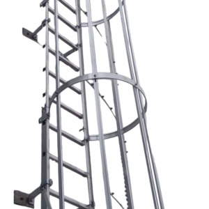 Escalera vertical con jaula gato